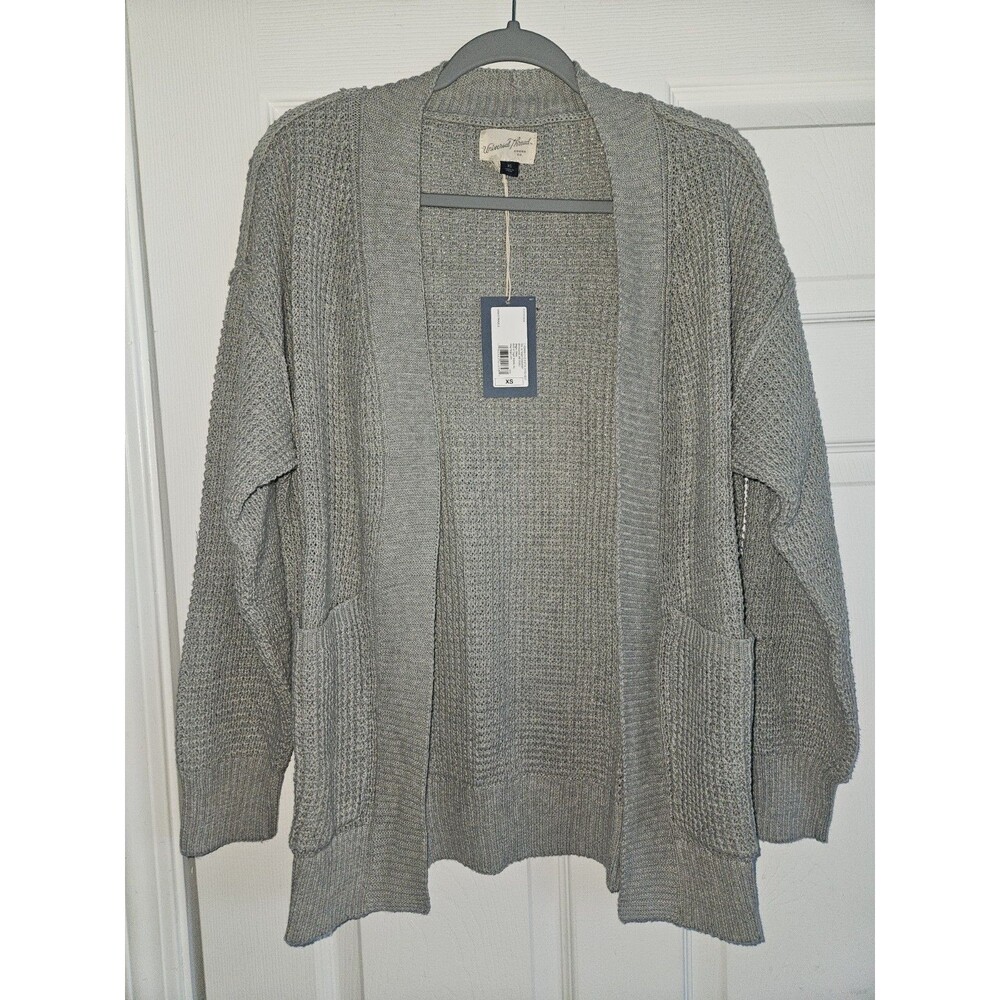 Womens Gray Cardigan Universal Thread